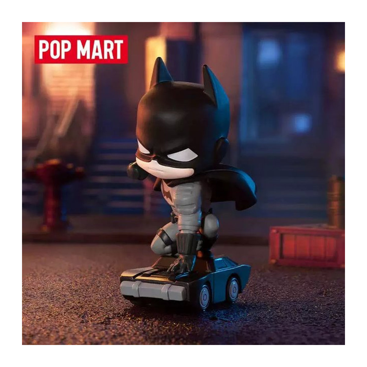 Pop Mart DC Gotham City Serie Mystery Box Actionfiguren Batman Harley Quinn Joker Justice League in Schwarz - Bild 1