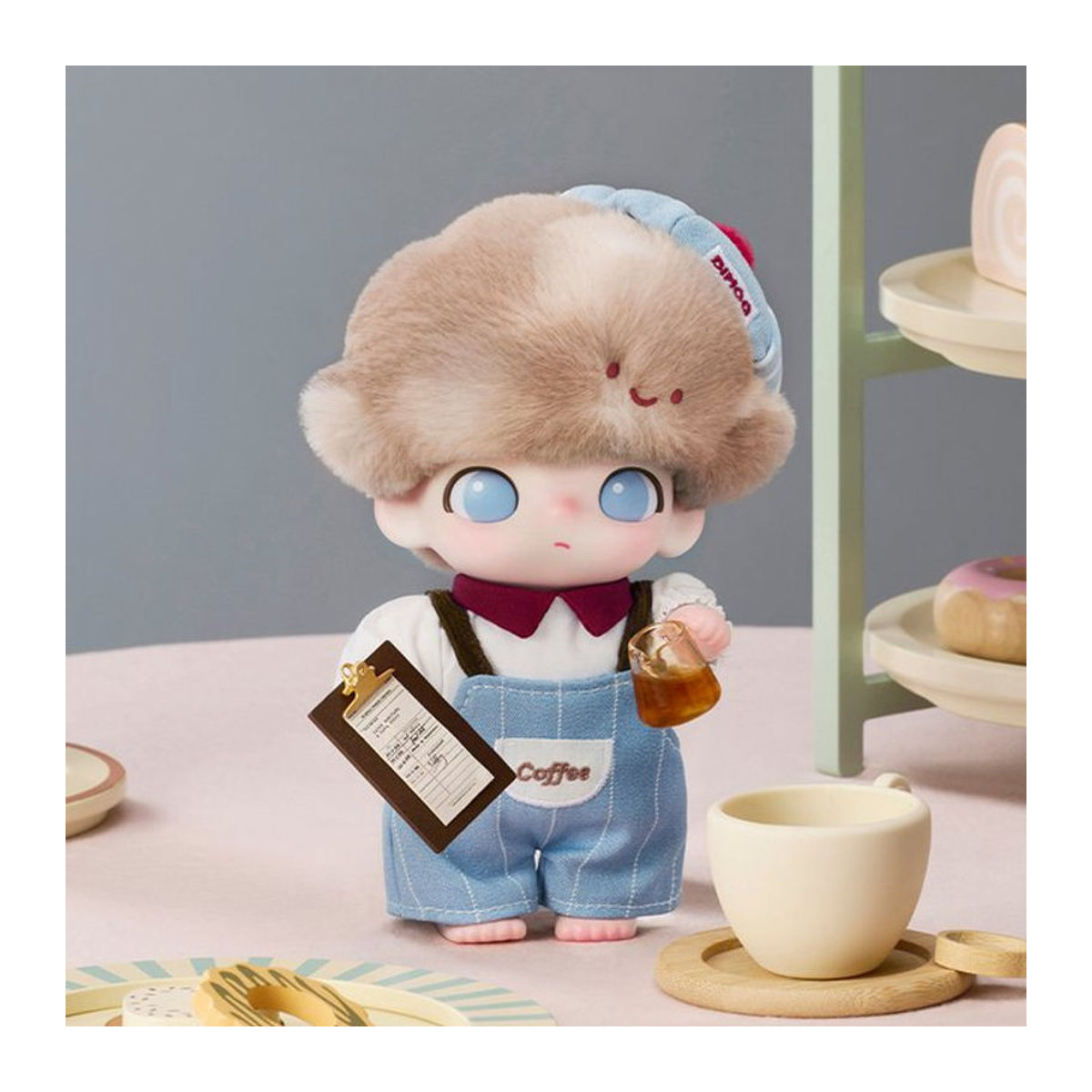 POP MART DIMOO Crush on Coffee Series Vinyl-Plüsch-Figur in Mehrfarbig - Bild 1