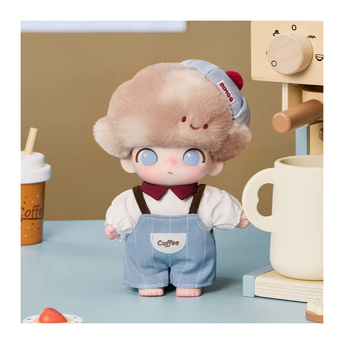 POP MART DIMOO Crush on Coffee Series Vinyl-Plüsch-Figur in Mehrfarbig - Bild 2