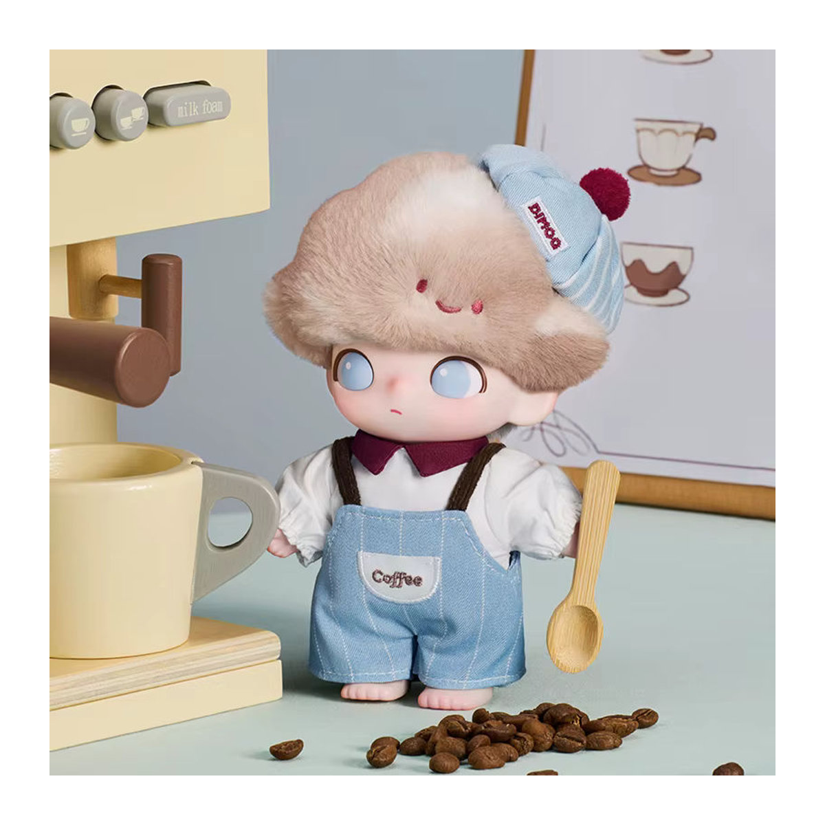 POP MART DIMOO Crush on Coffee Series Vinyl-Plüsch-Figur in Mehrfarbig - Bild 3