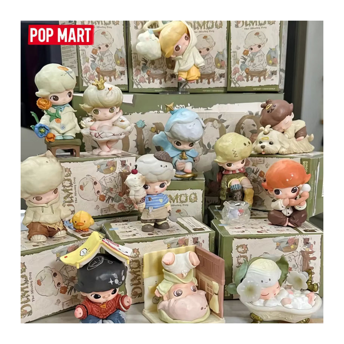 POP MART DIMOO The Missing Day Series Blind Box Mystery Box Actionfigur Mehrfarbig - Bild 2