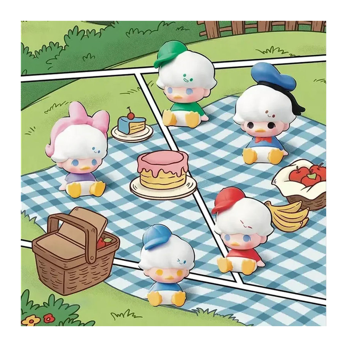 POP MART DIMOO WORLD x DISNEY Klassische Serie Blind Box Actionfigur in Blau für deine Dekoration - Bild 3