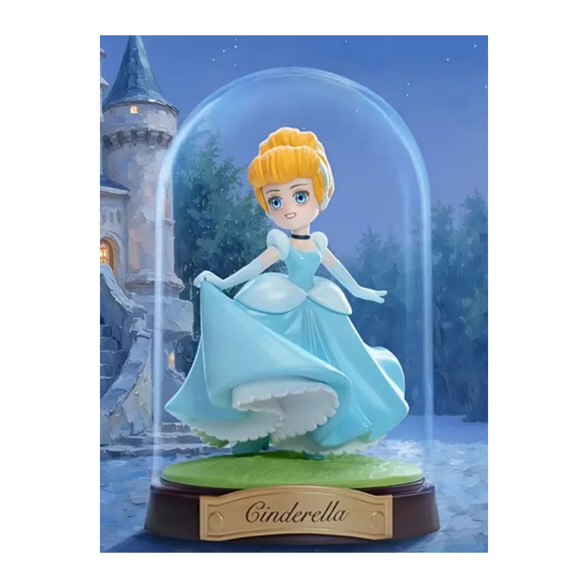 POP MART Disney Princess Create Your World Serie Blind Box Disney Figuren als Dekorationsartikel in Blau - Bild 2