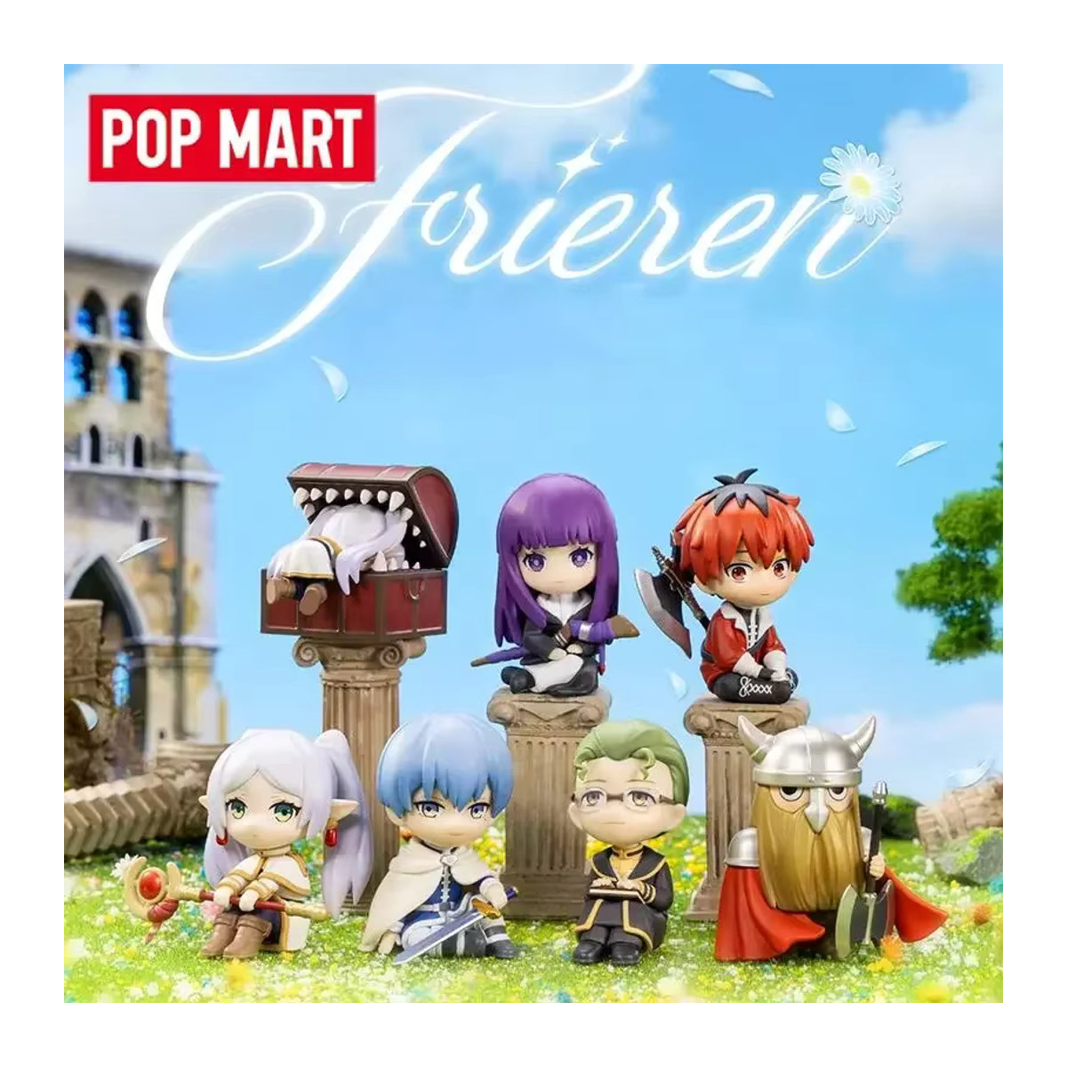 POP MART Frieren Serie Mystery Box Blind Box mit niedlichen Anime Actionfiguren aus Kunststoff, mehrfarbig - Bild 2