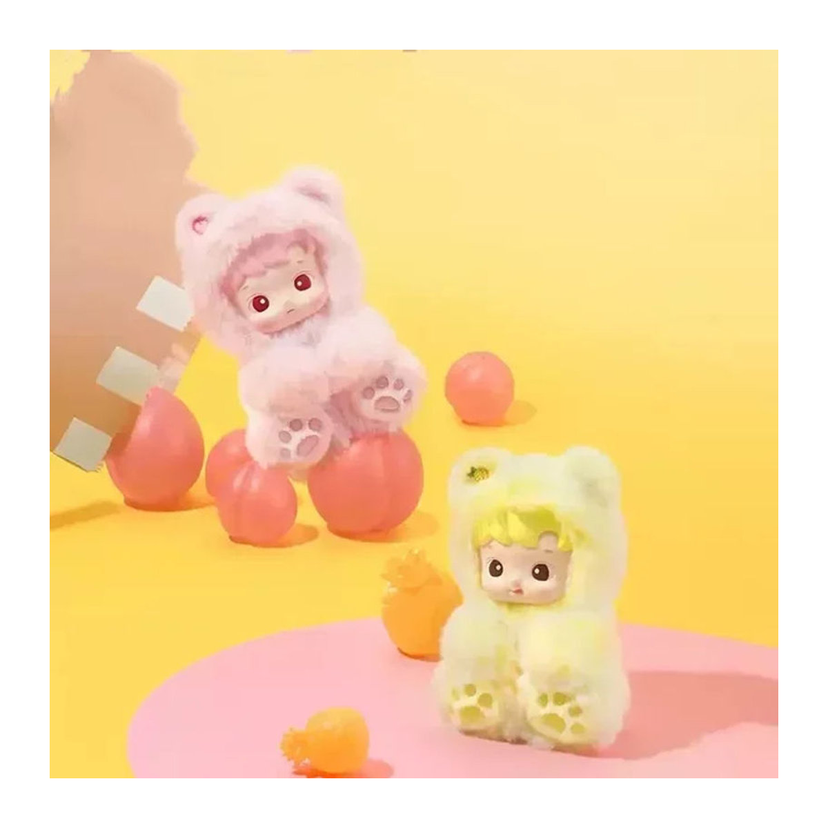 POP MART HACIPUPU GUMMY BEAR Serie Mystery Box Mehrfarbige Anime Figuren aus Kunststoff und Textil als Sammlerstücke und Desktop-Ornamente - Bild 1