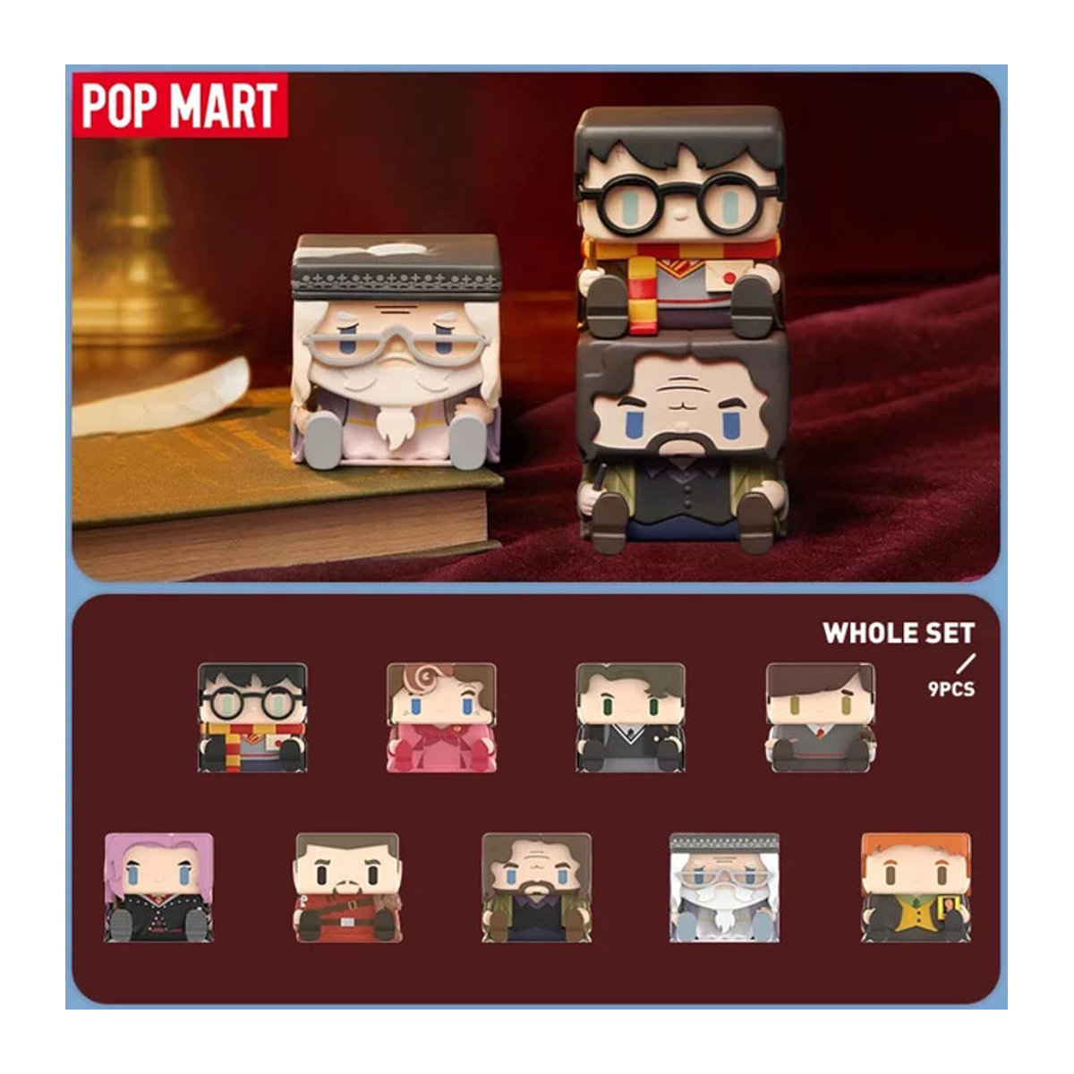POP MART Harry Potter POP CUBE-1 Serie Blind Box Mystery Box mit mehrfarbigen Anime Figuren aus Kunststoff als dekorative Sammlerstücke - Bild 1