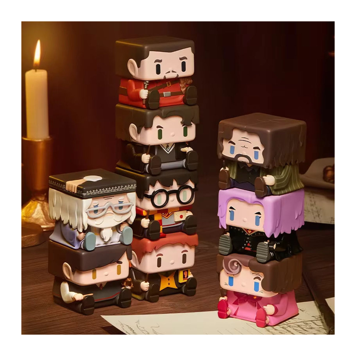 POP MART Harry Potter POP CUBE-1 Serie Blind Box Mystery Box mit mehrfarbigen Anime Figuren aus Kunststoff als dekorative Sammlerstücke - Bild 2