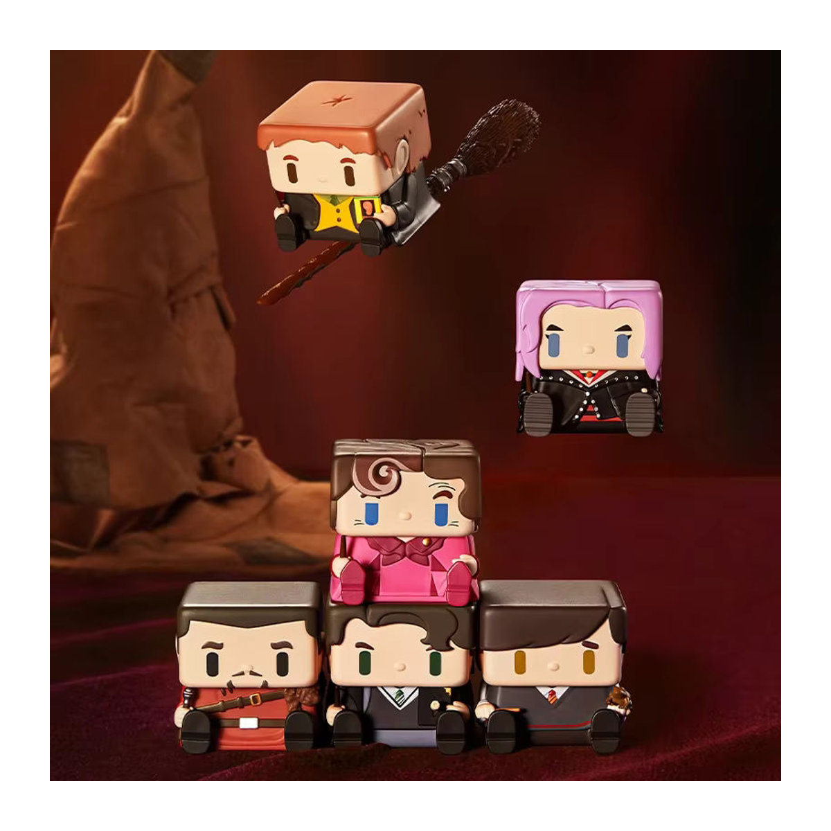 POP MART Harry Potter POP CUBE-1 Serie Blind Box Mystery Box mit mehrfarbigen Anime Figuren aus Kunststoff als dekorative Sammlerstücke - Bild 3