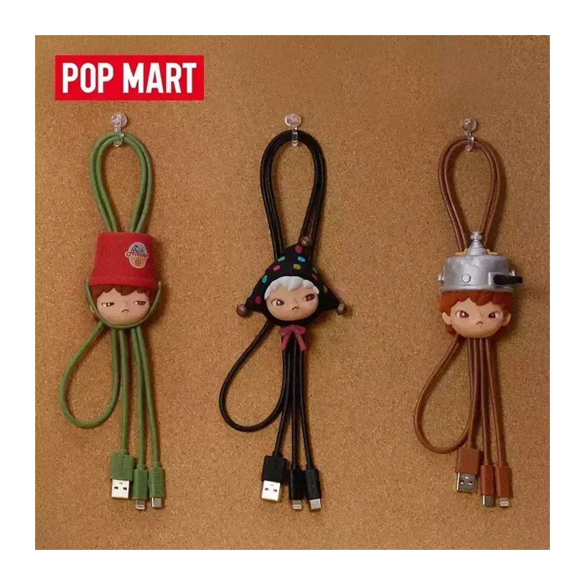 POP MART Hirono Echo Serie Blind Box Mystery Box Sammelfigur aus Kunststoff, mehrfarbig - Bild 2