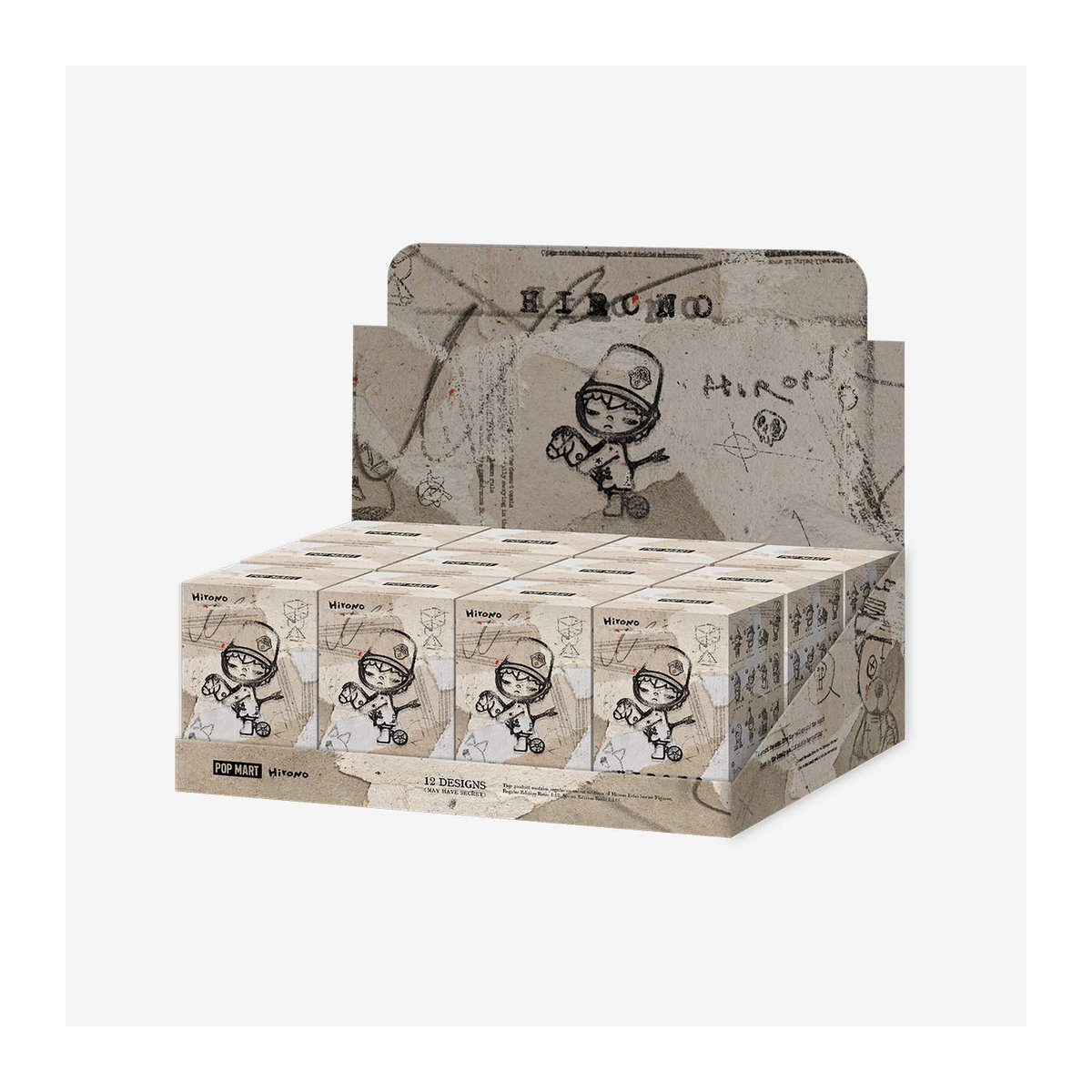 POP MART Hirono Echo Serie Figuren Blind Box Sammlerstück Set aus 12 mehrfarbigen Kunststoff- und Metallfiguren - Bild 2