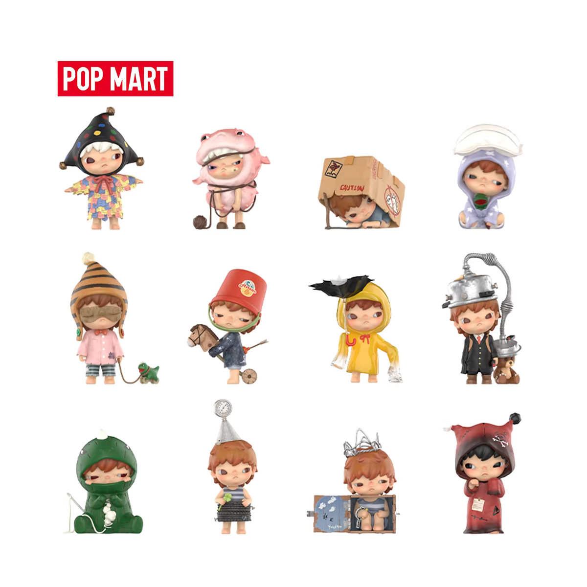 POP MART Hirono Echo Series Blind Box Figur, mehrfarbig, Kunststoff - Bild 2