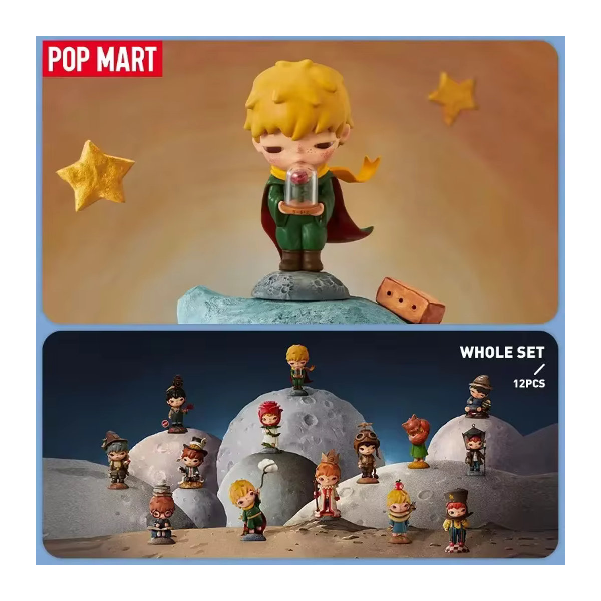 POP MART Hirono Le Petit Prince Serie Blind Box Action Figur aus Kunststoff in Mehrfarbig - Bild 2