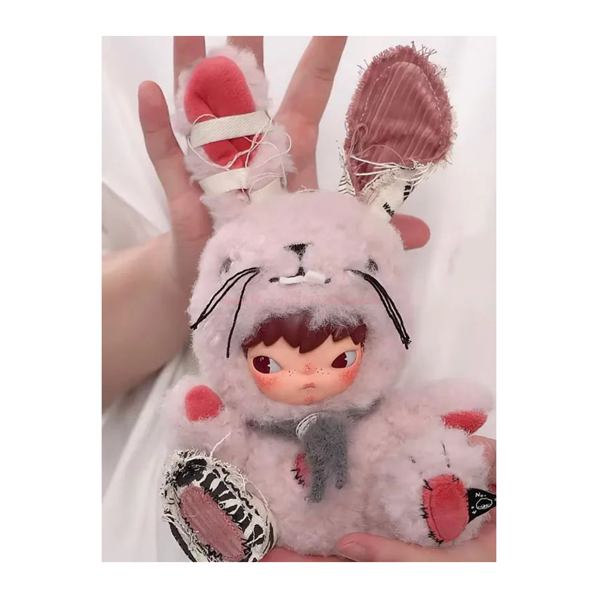 POP MART Hirono Little Hare Blind Box Rosa Anime-Figur als Sammlerstück und Dekoration - Bild 3