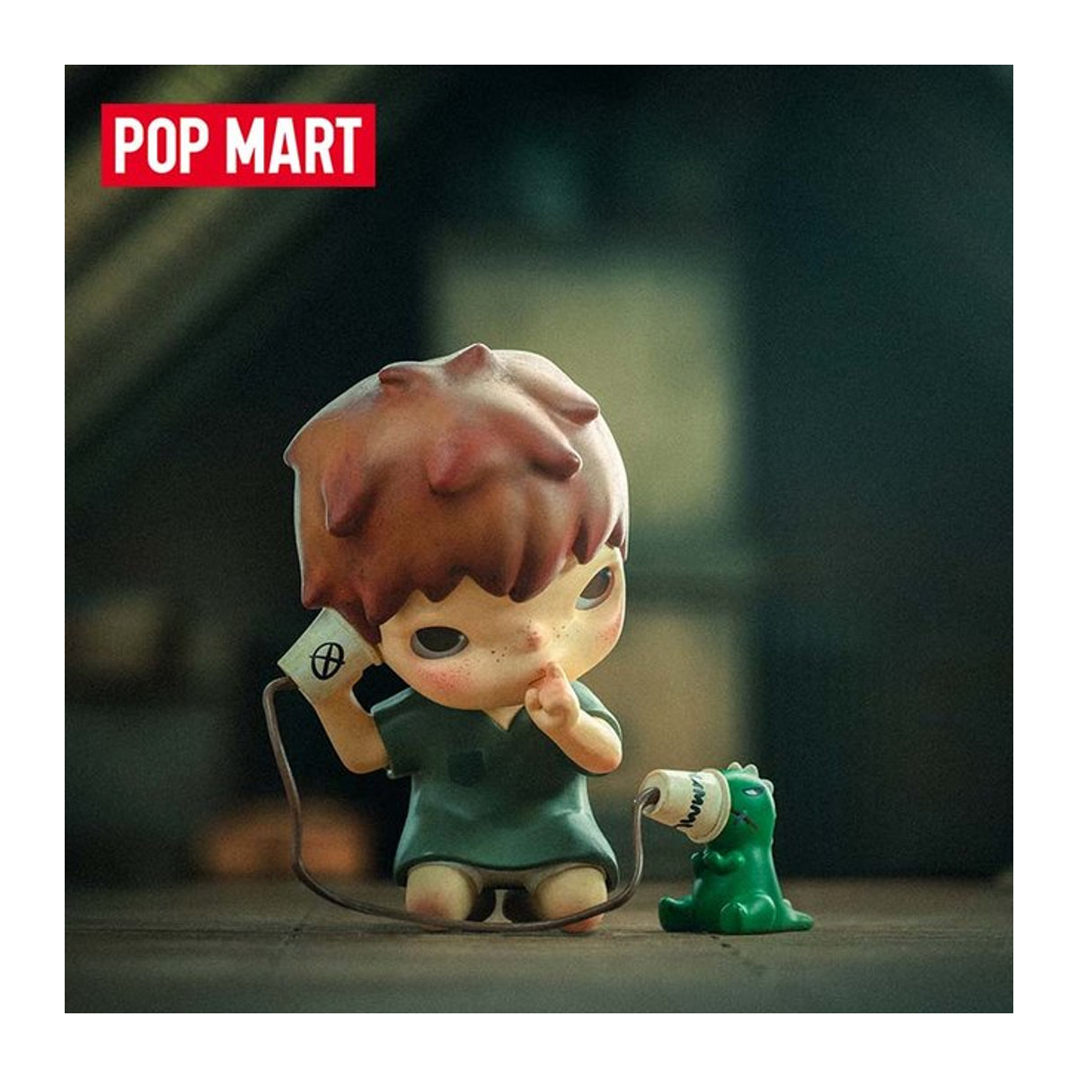 POP MART Hirono Mime Serie Blind Box Action Figur als buntes Anime Spielzeug und Desktop Ornament aus Kunststoff - Bild 1