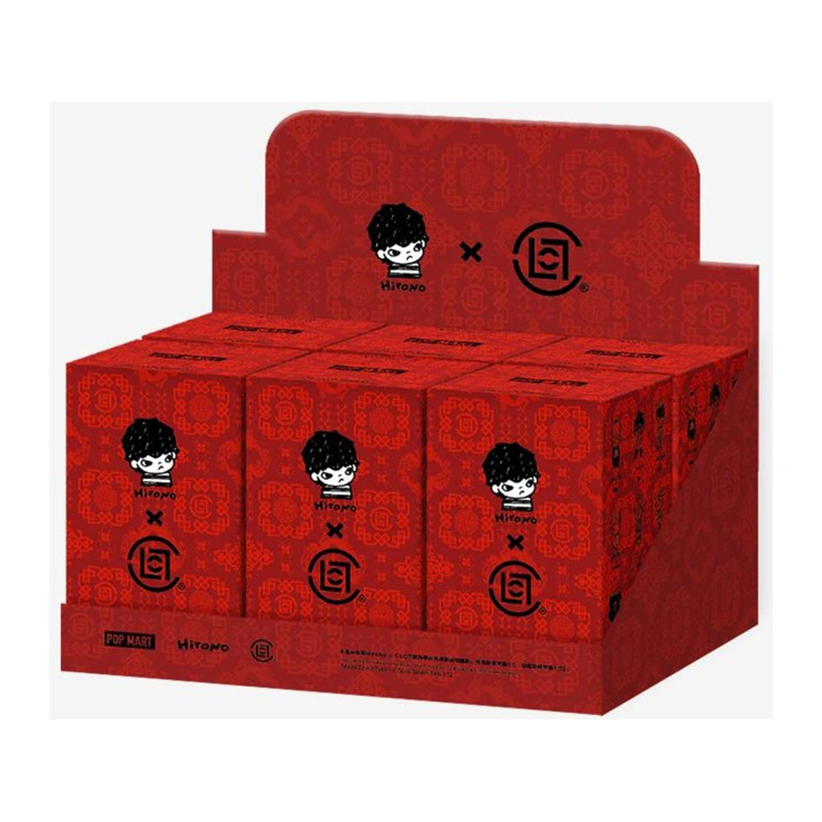 POP MART Hirono x CLOT Serie Figuren in Rot - Bild 1