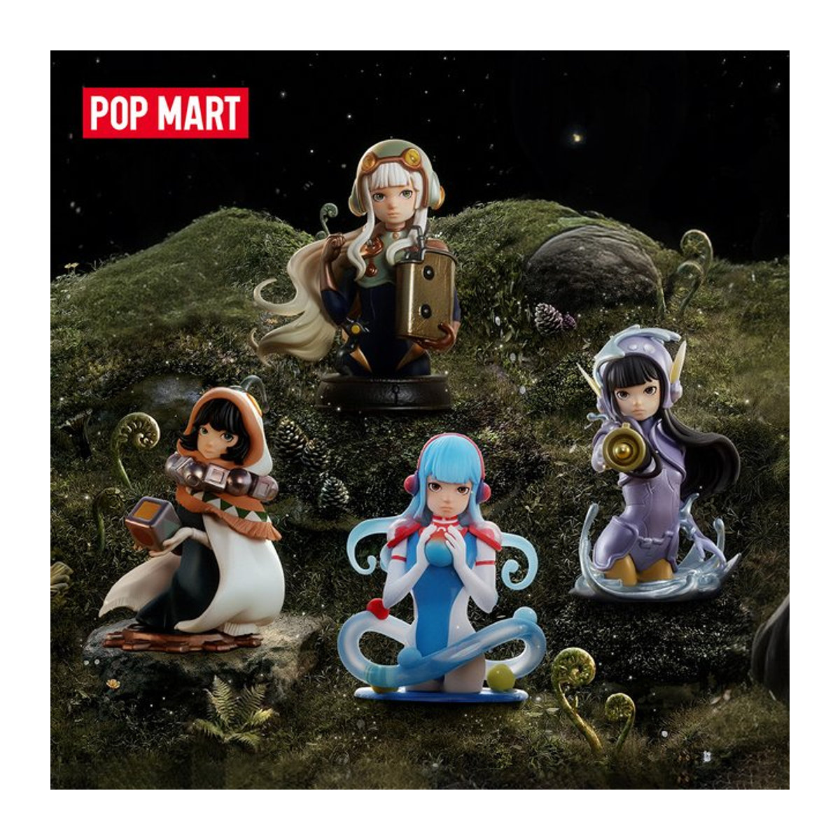 POP MART KeyA A Lucid Dream Series Blind Box Actionfigur, mehrfarbig - Bild 1