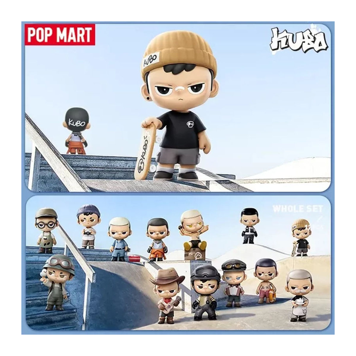 POP MART Kubo Walks of Life Series Blind Box Actionfigur Mehrfarbig - Bild 1