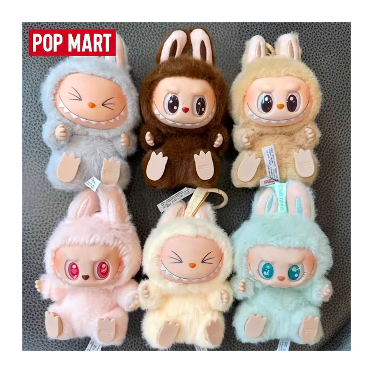 Pop Mart Labubu Stofftier in Beige - Bild 4