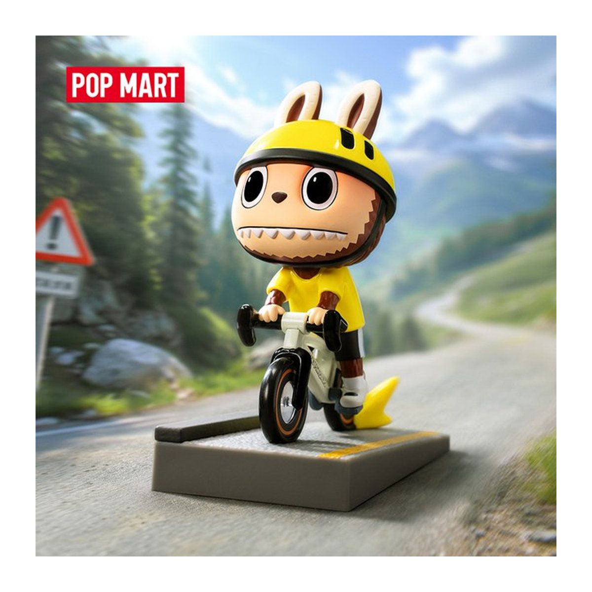 POP MART LABUBU Summer Ride Figur Tier Gelb aus Kunststoff - Bild 1