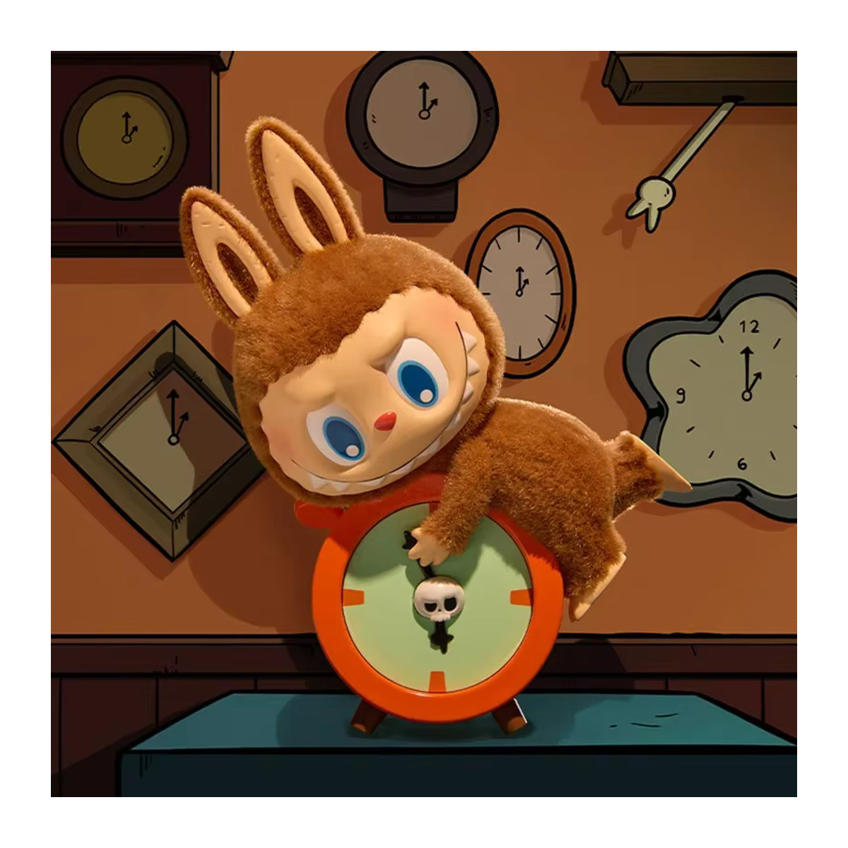 POP MART LABUBU THE MONSTERS 1:00 A.M. Serie Blind Box Mystery Box Kawaii Figuren für Home Decor und Desktop in Mehrfarbig - Bild 3