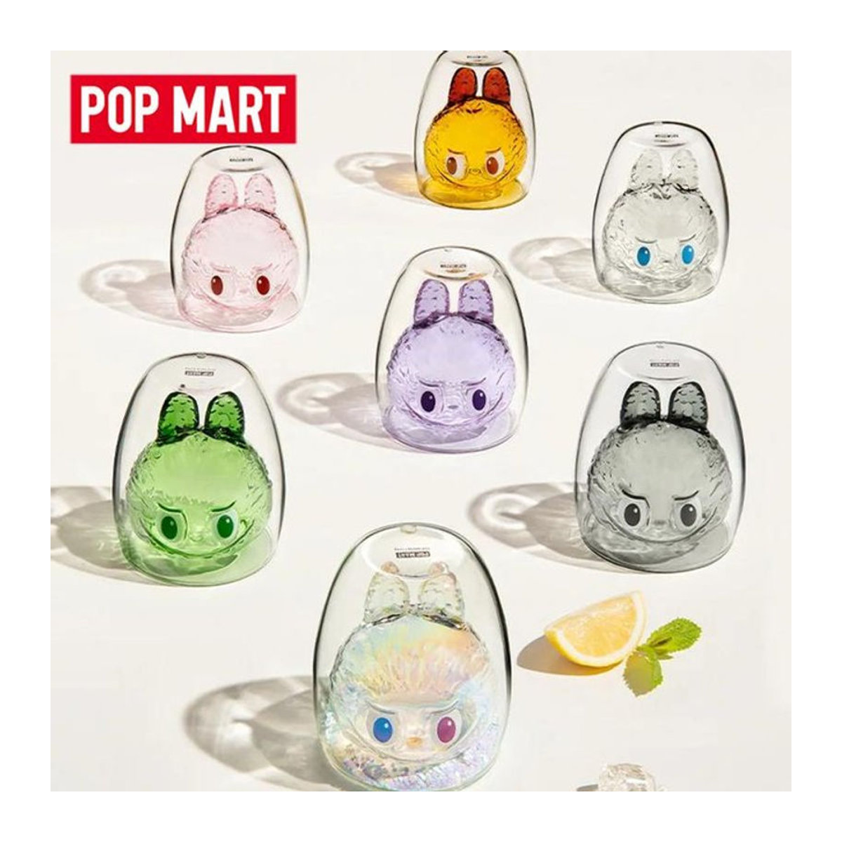 POP MART LABUBU THE MONSTERS Cheers Series Doppelglas Mystery Box Blindbox Dekorationsfiguren mehrfarbig - Bild 1