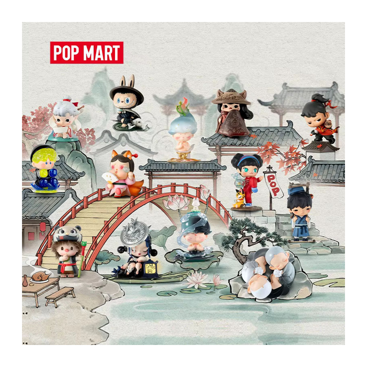 POP MART Matchless 14th Anniversary Series Blind Box Actionfigur aus Kunststoff, mehrfarbig - Bild 3