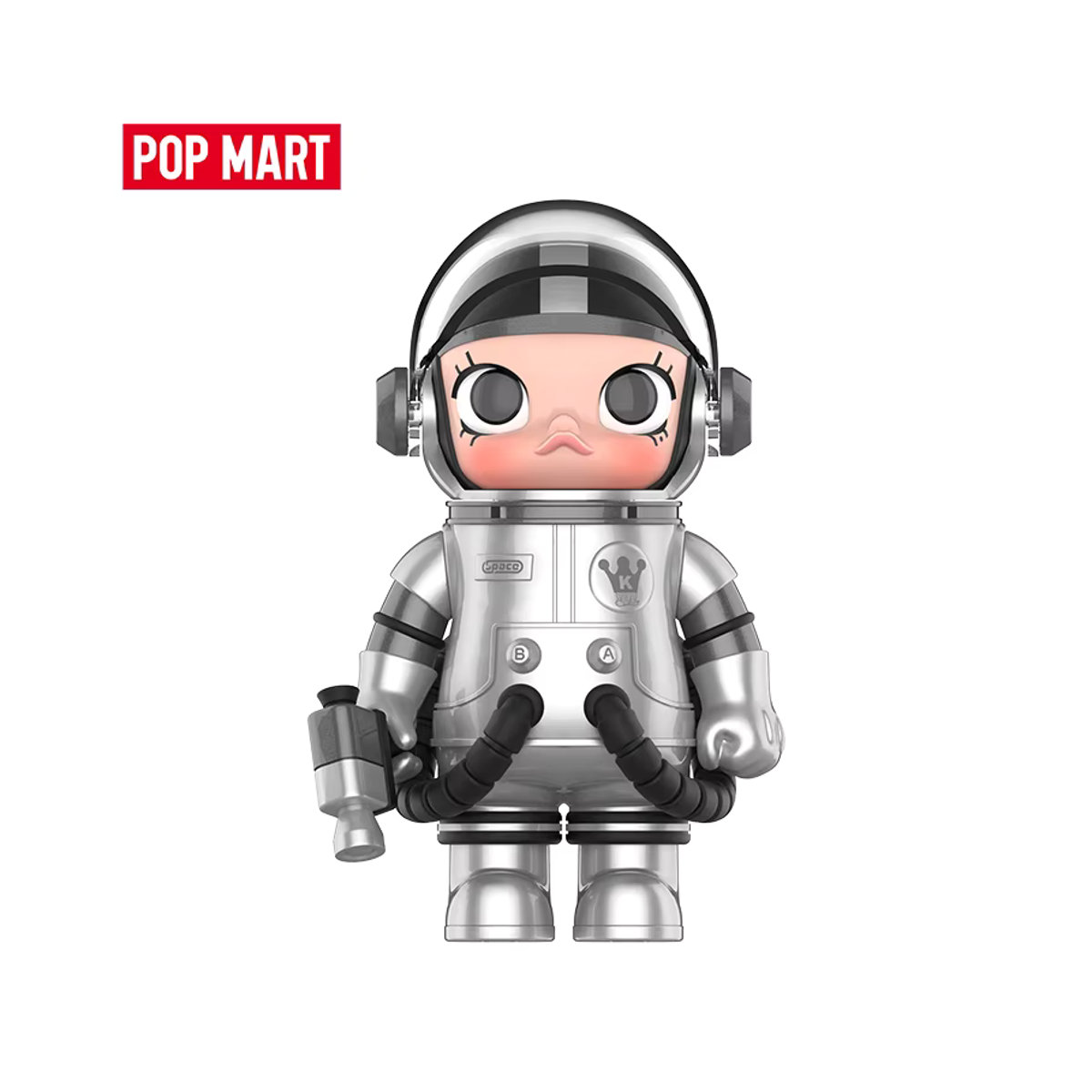 POP MART MEGA SPACE MOLLY 100 % Brechung Figur in Silber - Bild 4