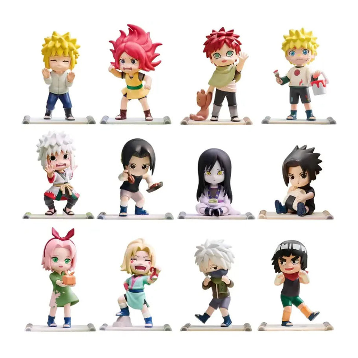 Pop Mart Naruto Shippuden Kindheits-Serie Mystery Blind Box Spielzeugfiguren aus Kunststoff, mehrfarbig - Bild 3