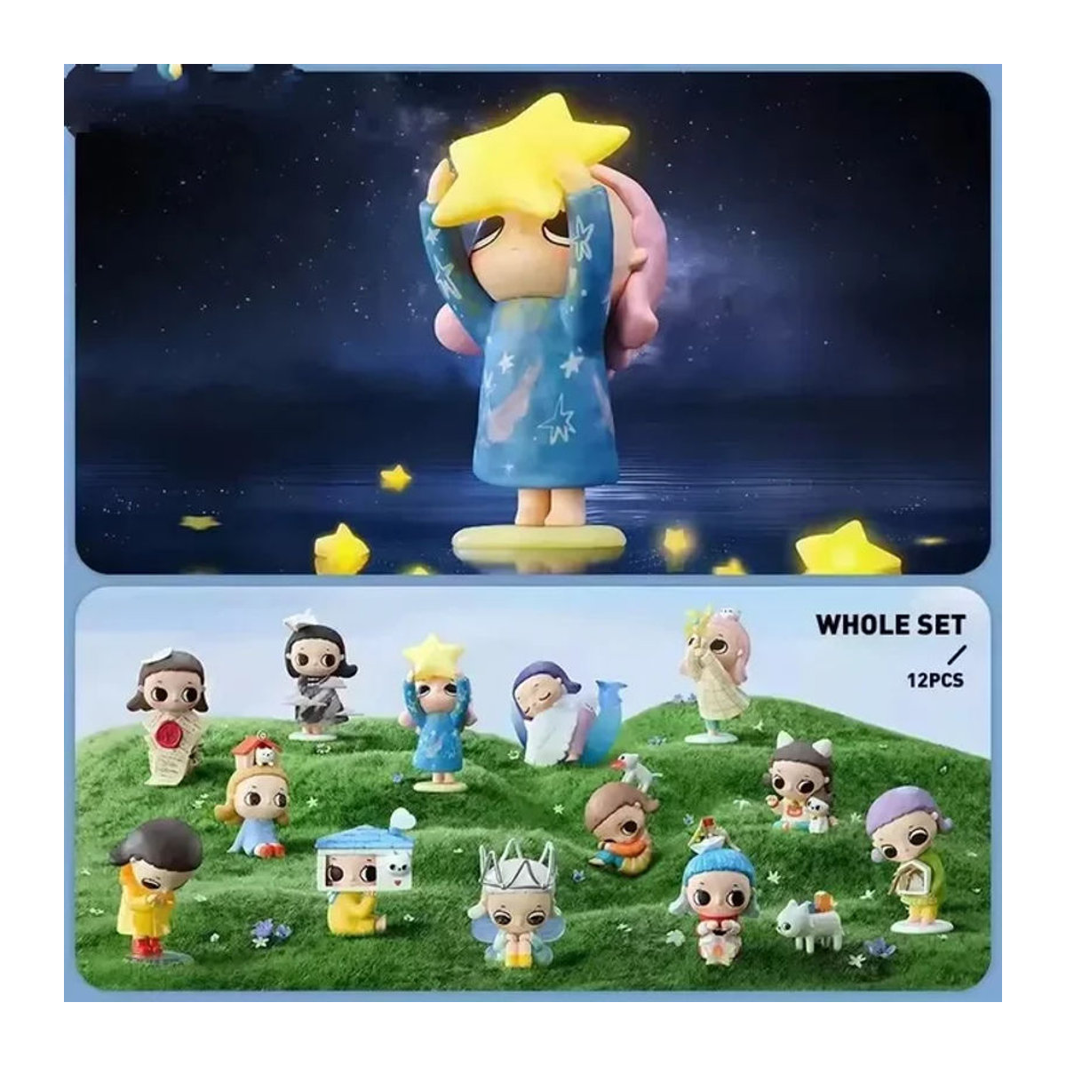 POP MART Nyota Growing Up By Your Way Serie Blind Box Mystery Box mit mehrfarbigen Anime Figuren aus Kunststoff für deine Dekoration - Bild 1