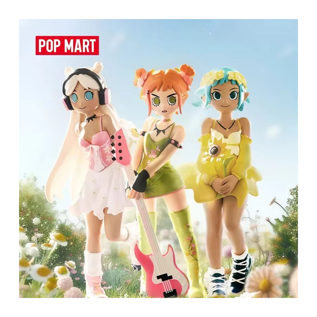Pop Mart Peach Riot Punk Fairy Series Blind Box Mystery Box mit niedlichen Anime Figuren als Dekoration für deinen Schreibtisch, mehrfarbig - Bild 2