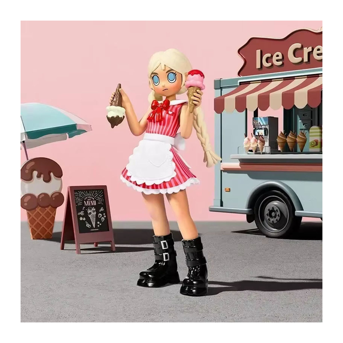 POP MART Peach Riot Rush Hour Serie Blind Box Action Figur als bunte Anime Sammelfigur aus Kunststoff für deine Dekoration - Bild 2