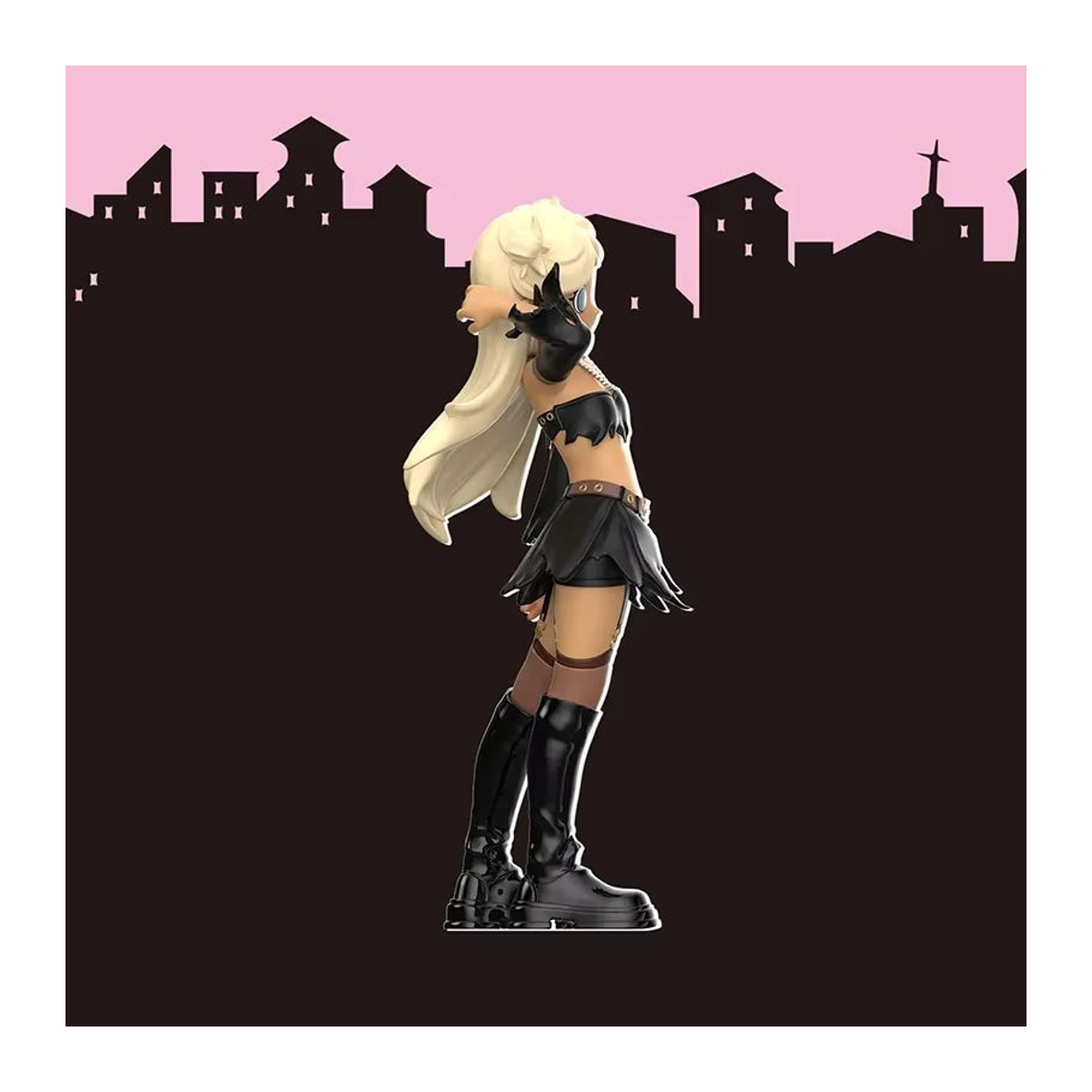 POP MART Peach Riot Witchy Punk Figuren Serie Mystery Box als Dekorationsfigur in Schwarz - Bild 3