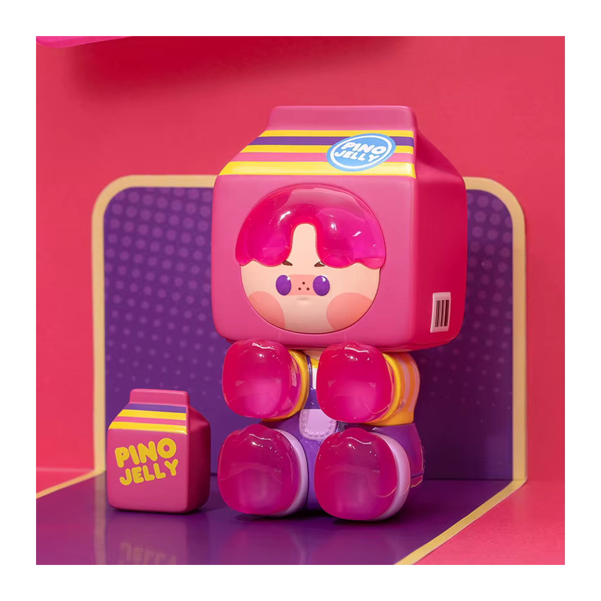 Pop Mart Pino Gelee Guess Who I Am Figur in Rosa aus Kunststoff - Bild 2