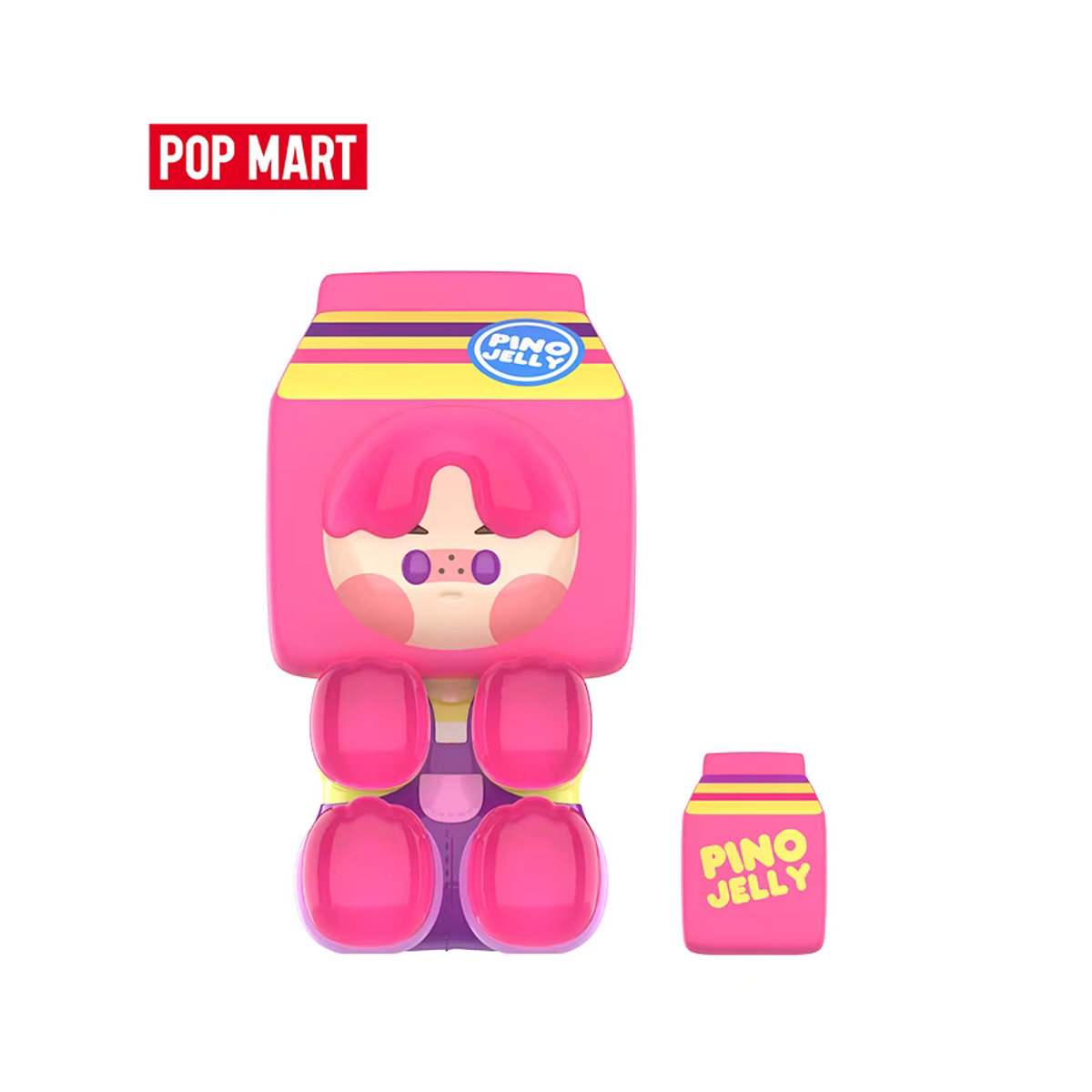 Pop Mart Pino Gelee Guess Who I Am Figur in Rosa aus Kunststoff - Bild 4