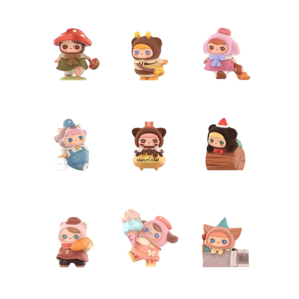 POP MART Pucky Serie Feen Markt Blind Box Anime Figuren aus Kunststoff, mehrfarbig, Dekoration für Mädchen - Bild 5