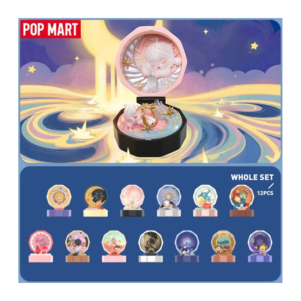 POP MART Romantische Ringbox Serie 4 Szenensets Blindbox Dekoration in Mehrfarbig - Bild 1