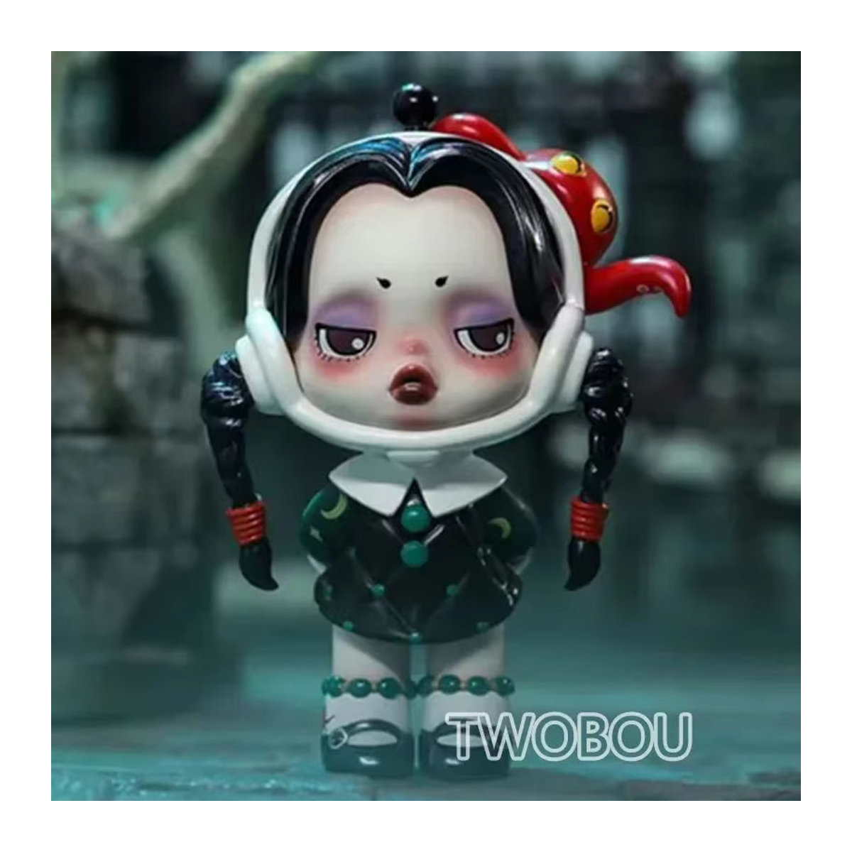 POP MART Skullpanda Addams Family Serie Blind Box Mehrfarbiges Anime Action Figure Spielzeug aus Kunststoff - Bild 1