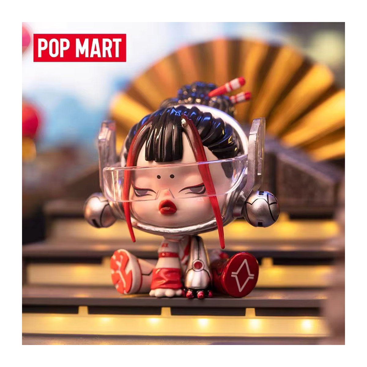 POP MART Skullpanda City of Night Serie Blind Box Kawaii Anime Action Figure aus Kunststoff in Mehrfarbig - Bild 1