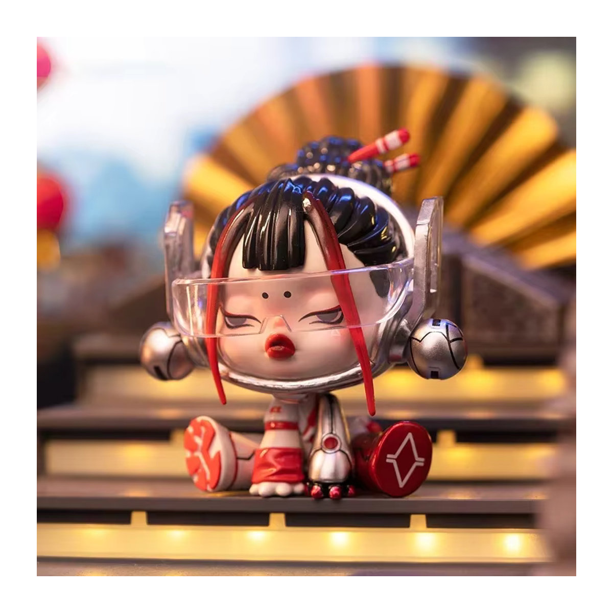 Pop Mart Skullpanda City of Night Serie Blind Box Mystery Box mit mehrfarbigen Anime Figuren aus Kunststoff - Bild 2
