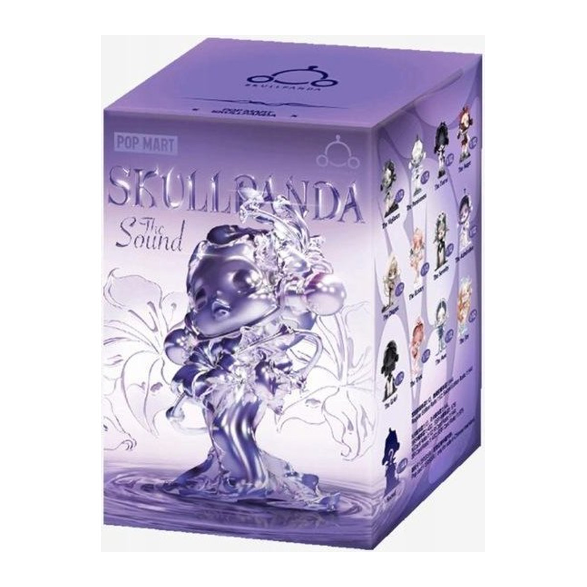 Pop Mart Skullpanda Die Klang Serie Aesthetic Vinyl Figuren in Lila - Bild 1