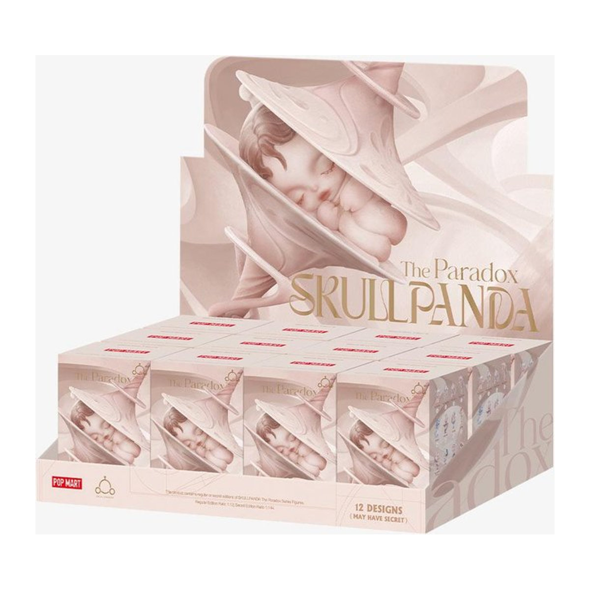 POP MART SKULLPANDA Die Paradox-Reihe Figuren Blind Box in Rosa - Bild 1