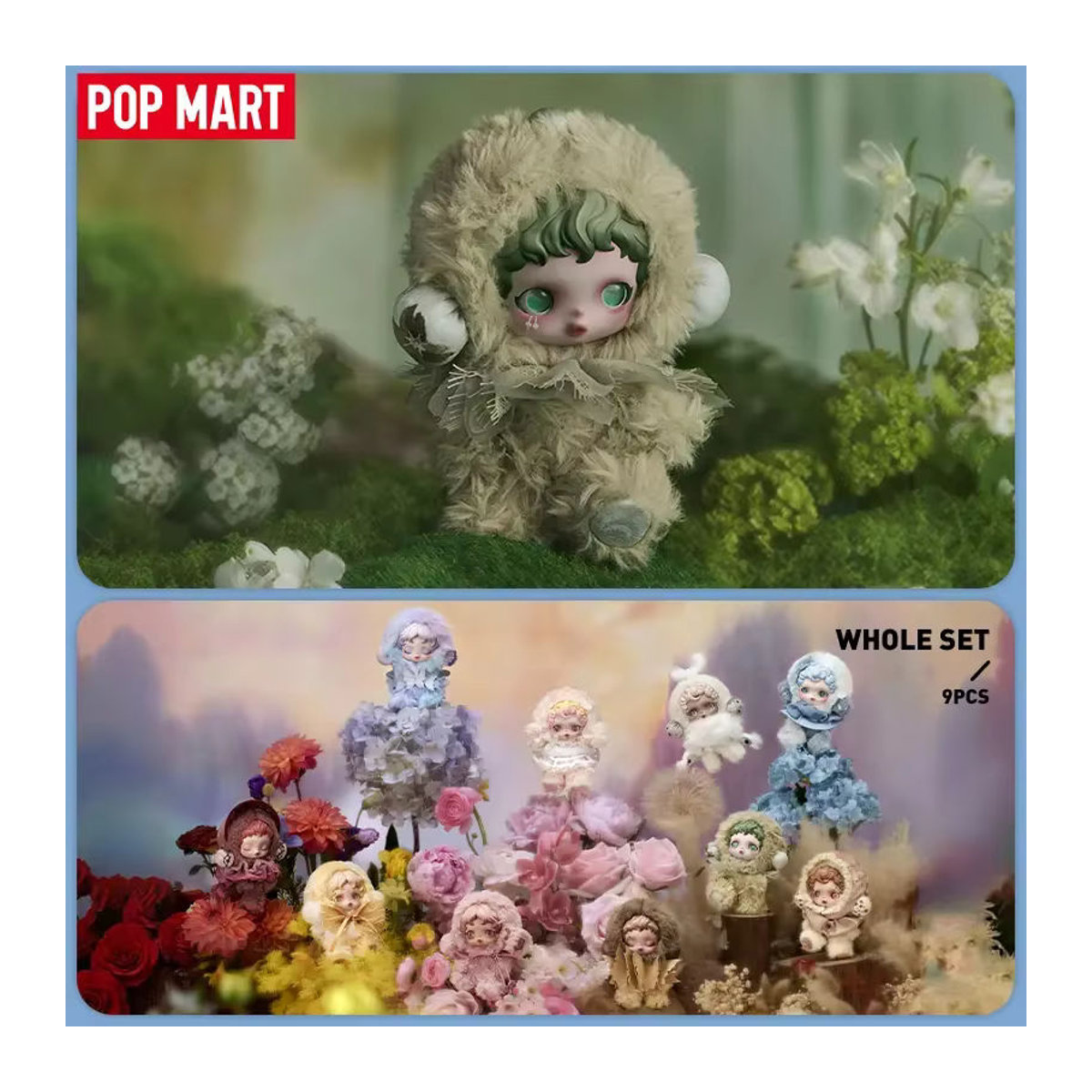 POP MART SKULLPANDA L Impressionismus Serie Blind Box Mehrfarbige Anime Action Figure aus Kunststoff - Bild 1