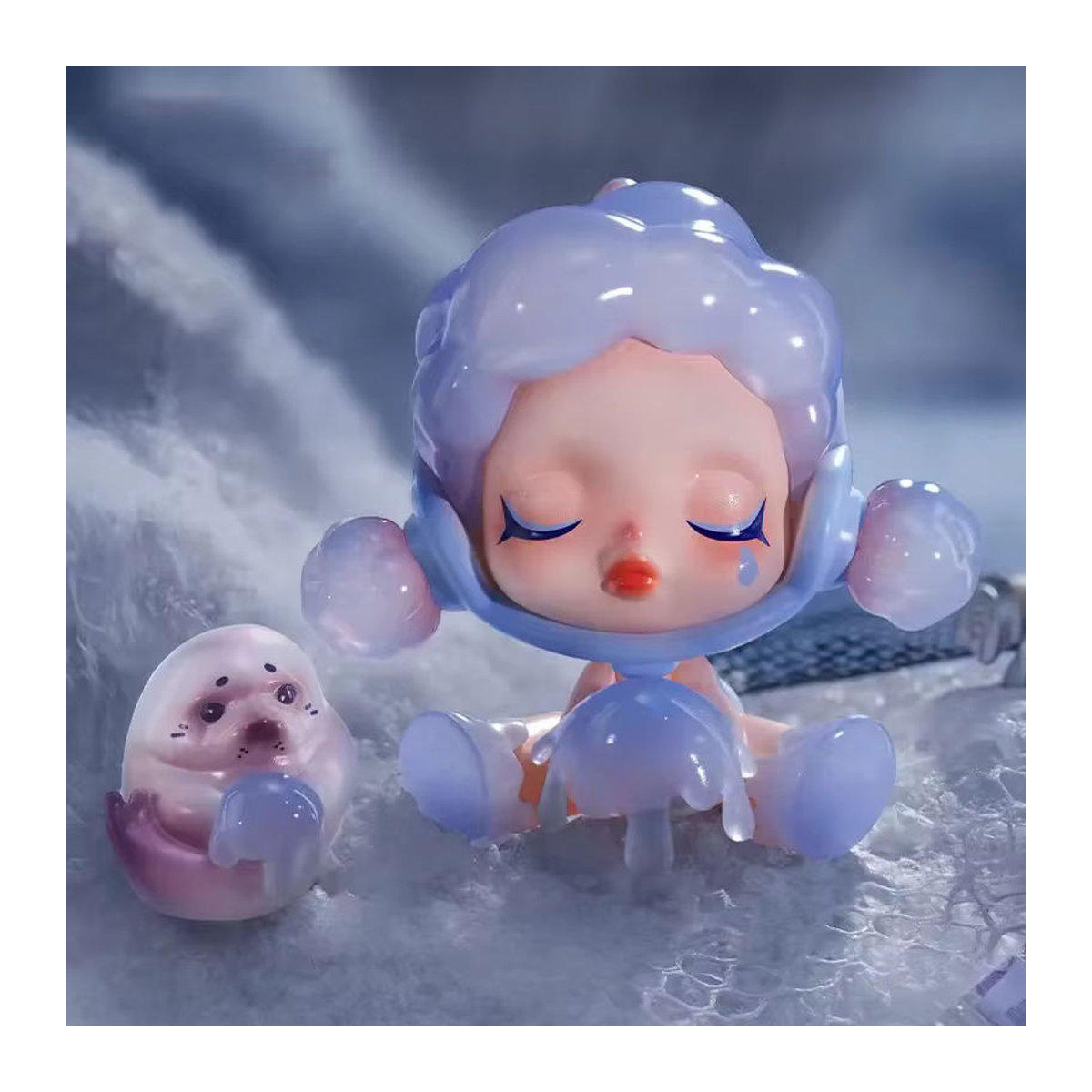 Pop Mart Skullpanda The Mare of Animals Serie Blind Box Mystery Box mit niedlichen Anime Figuren als Ornamente in Grau und Mehrfarbig - Bild 3
