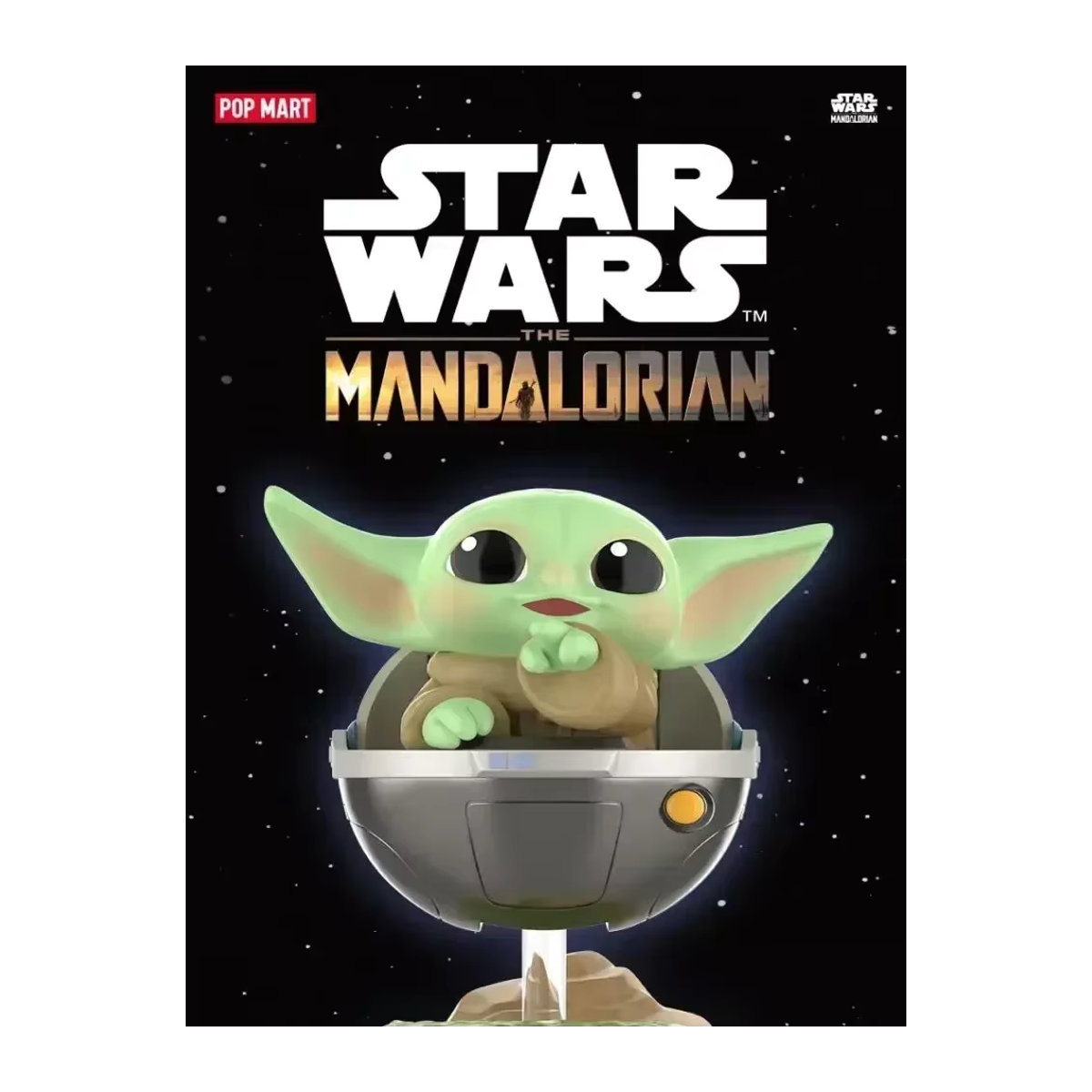 POP MART Star Wars Mandalorian Serie Blind Box Mystery Box mit mehrfarbigen Anime Figuren aus Kunststoff - Bild 2