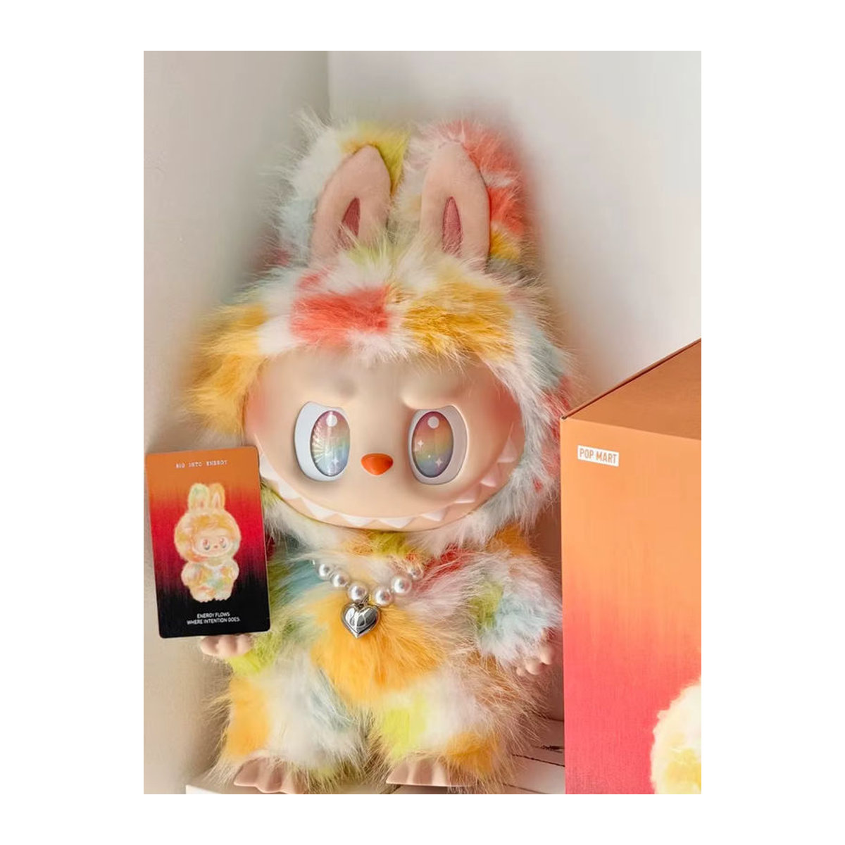 Pop Mart The Monsters Labubu Rock The Universe Figur, mehrfarbig, Höhe: 38 cm - Bild 3