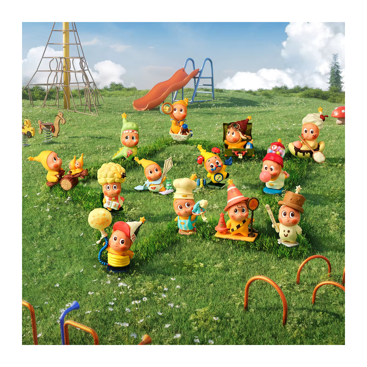 POP MART Twinkle Twinkle Be a Little Star Series Blind Box Sammelfigur aus Kunststoff in Gelb - Bild 2