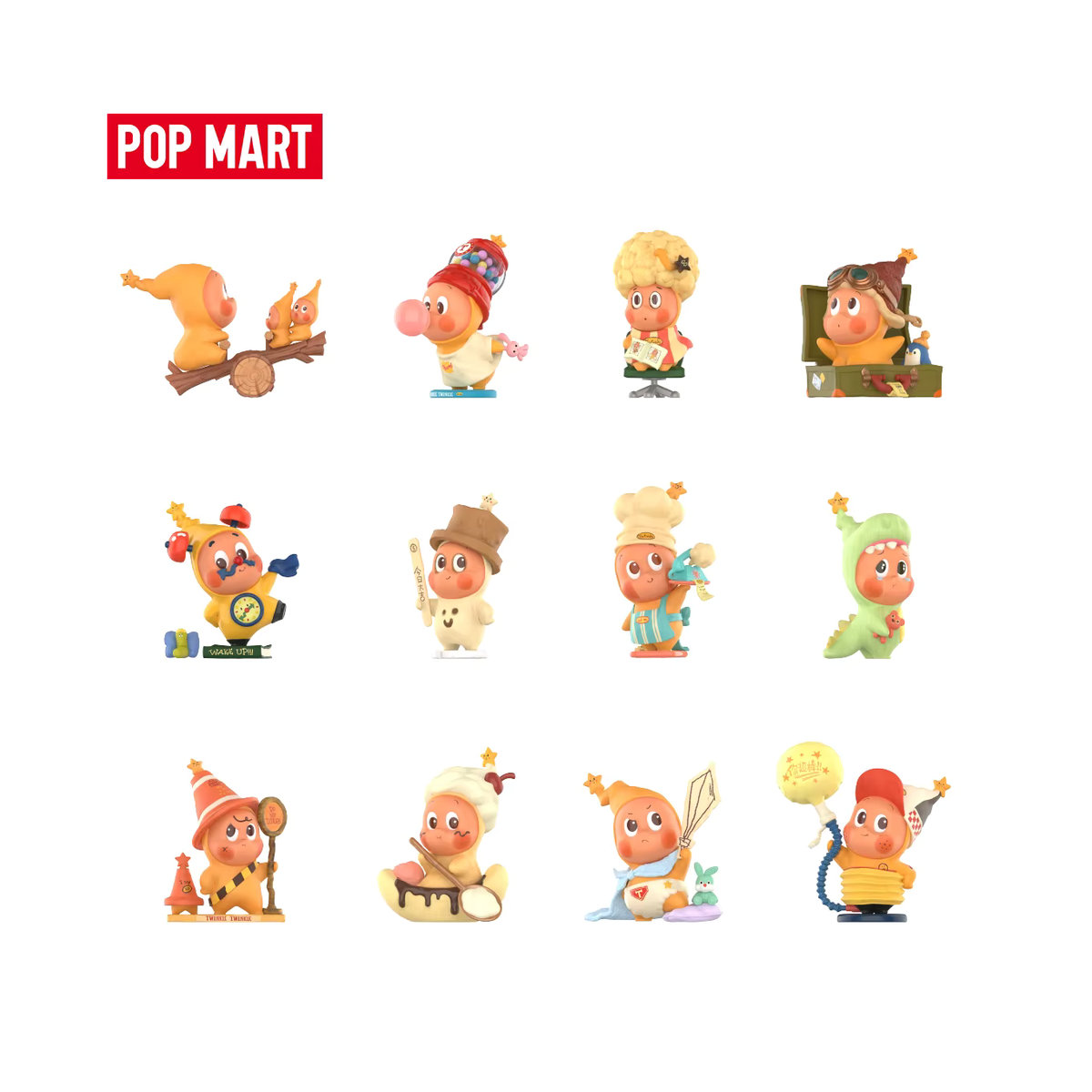 POP MART Twinkle Twinkle Be a Little Star Series Blind Box Sammelfigur aus Kunststoff in Gelb - Bild 4