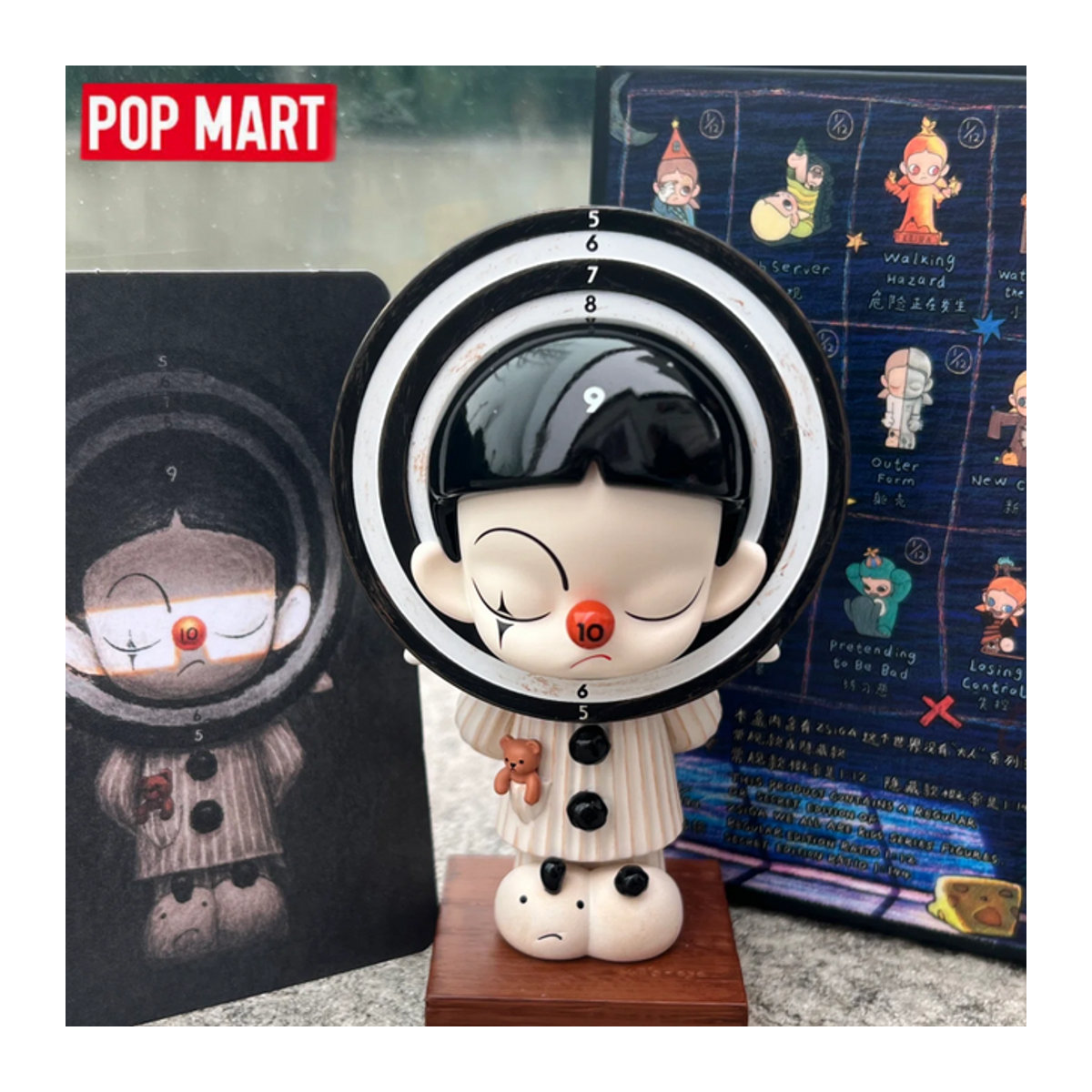 POP MART Zsiga We All Are Kids Serie Blind Box Mystery Box Anime Figuren aus Kunststoff in Weiß - Bild 1