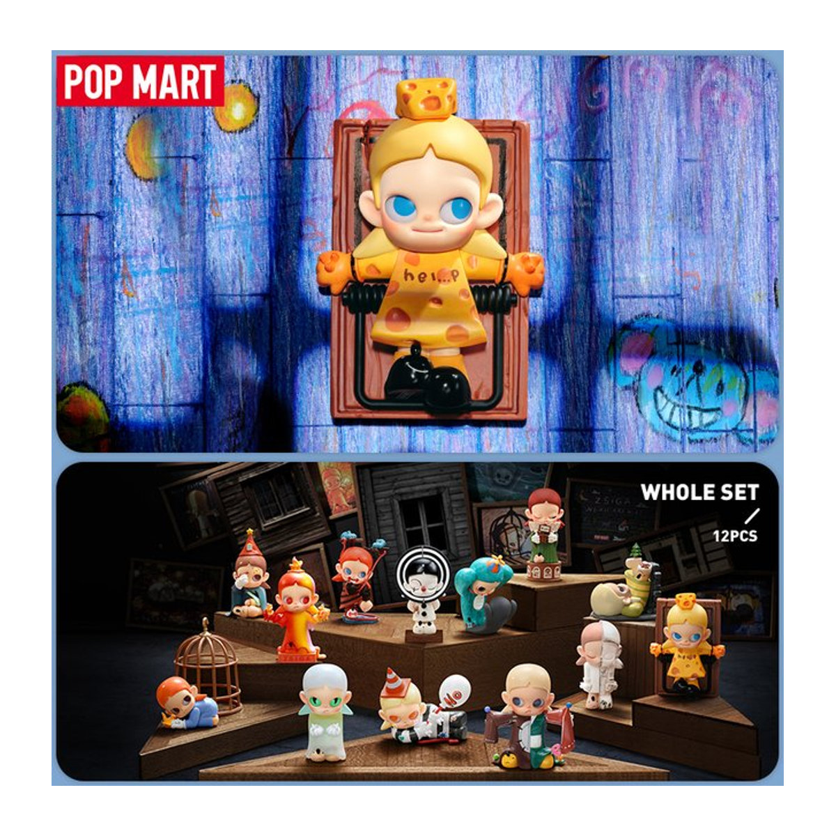 POP MART Zsiga We All Are Kids Series Blind Box Figuren aus Kunststoff in Mehrfarbig - Bild 1