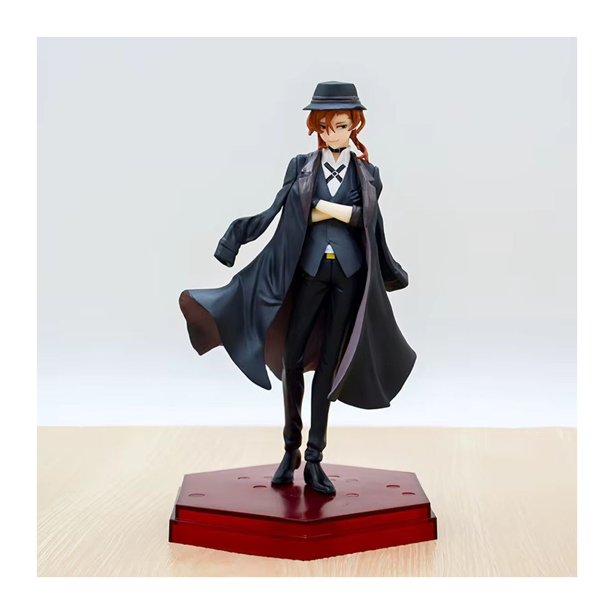POP UP PARADE Bungo Stray Dogs Anime Figur Nakahara Chuuya, Osamu Dazai und Edogawa Rampo Modell aus Kunststoff, Höhe: 18 cm, Schwarz - Bild 2
